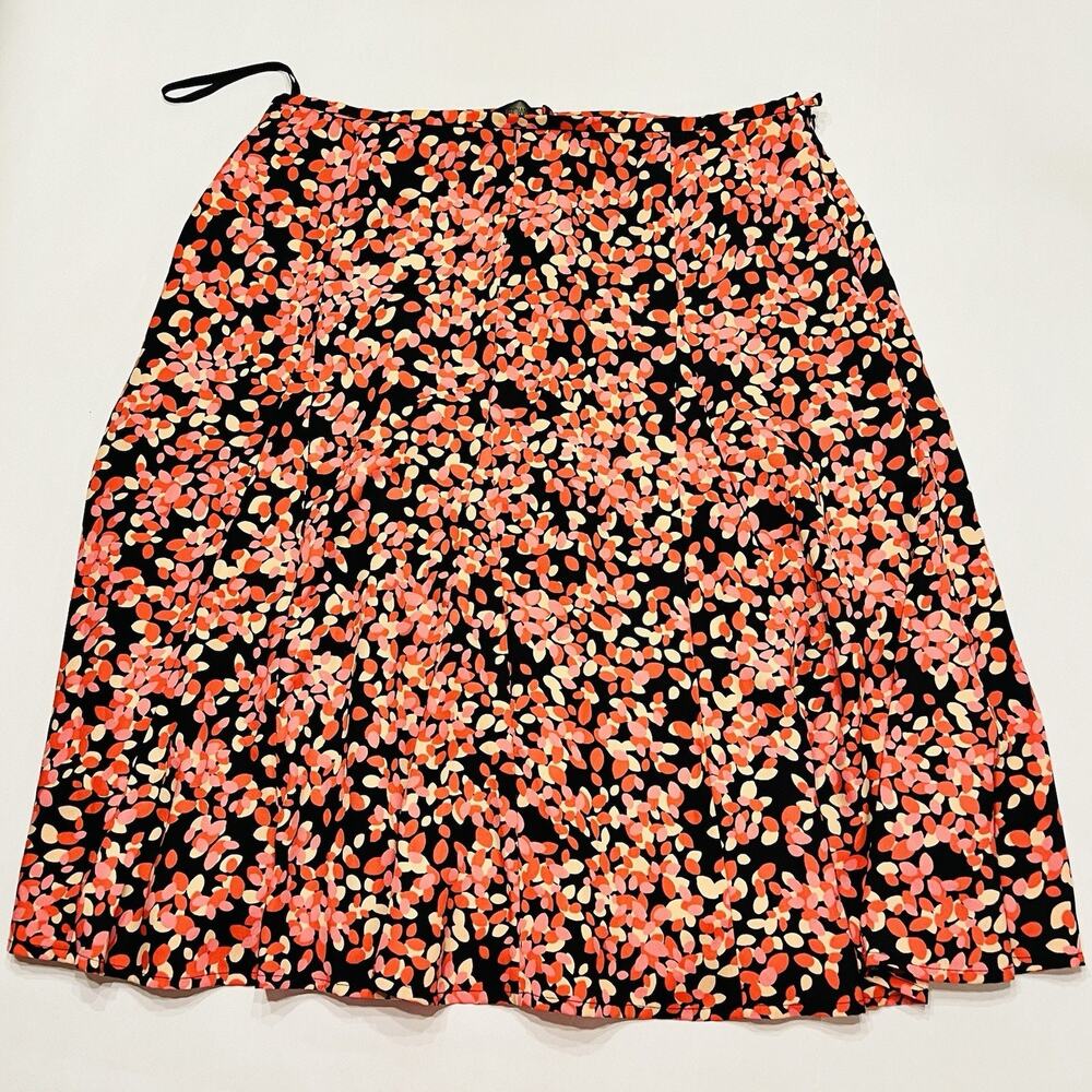 Kasper Women’s Skirt Sz 12 Red, Tan Black (A0127)